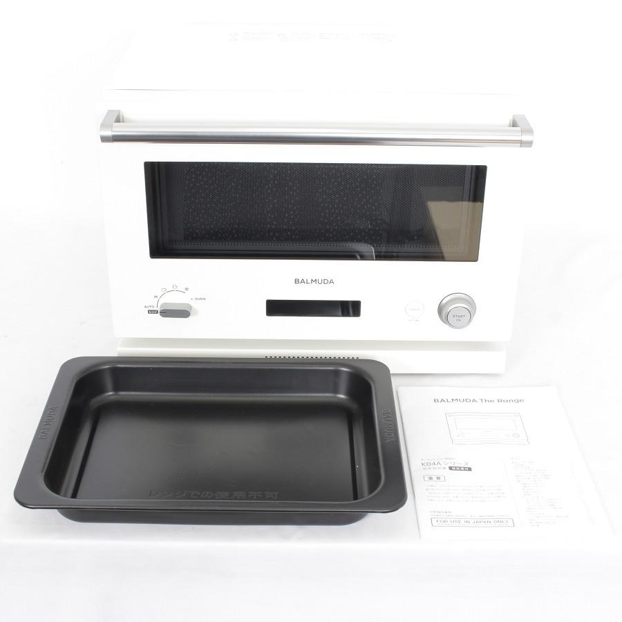 BALMUDA The Range 【美品】BALMUDA K04A-WH ホワイト 18L 電子レンジ  
