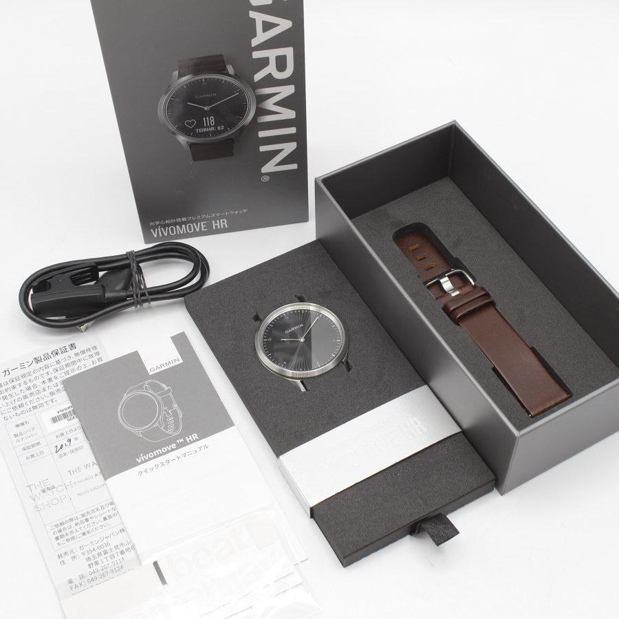 ガーミン vívomove HR BlackSilver leather