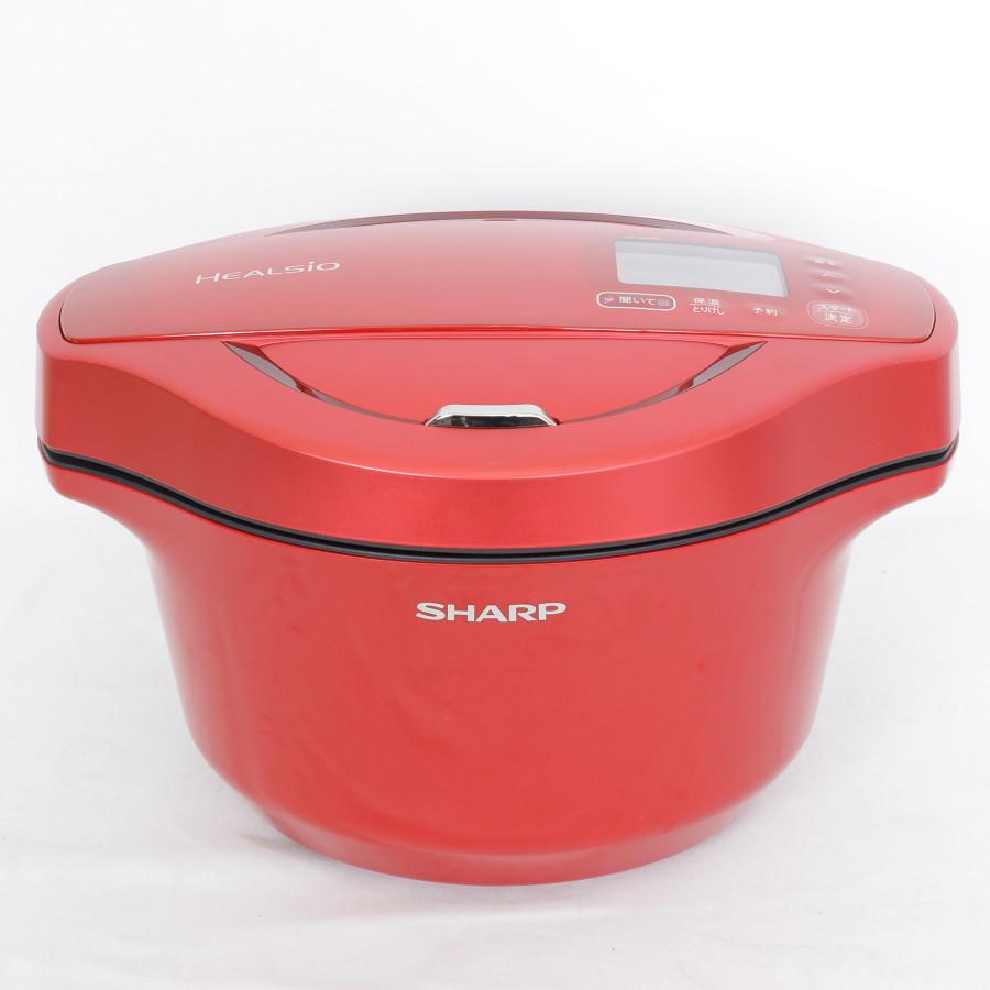 【美品】シャープ ヘルシオ ホットクック KN-HW24F-R 無水調理鍋 レッド系 圧力鍋 本体 | ヘルシオ | 01