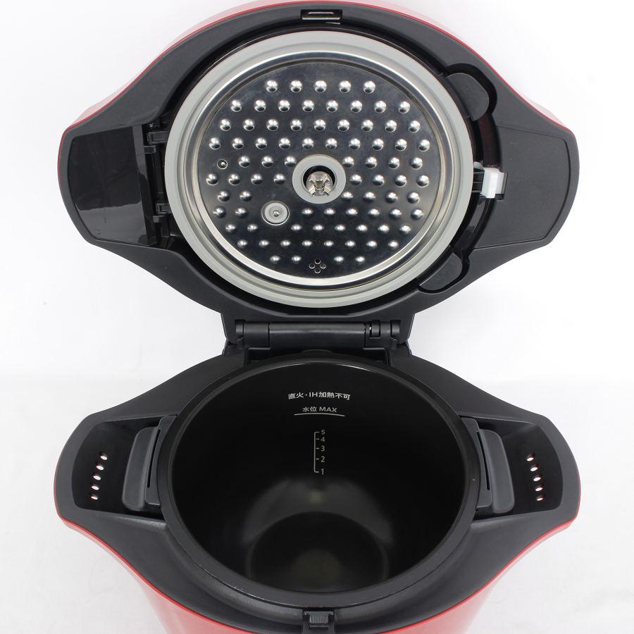 【美品】シャープ ヘルシオ ホットクック KN-HW24F-R 無水調理鍋 レッド系 圧力鍋 本体 | ヘルシオ | 02