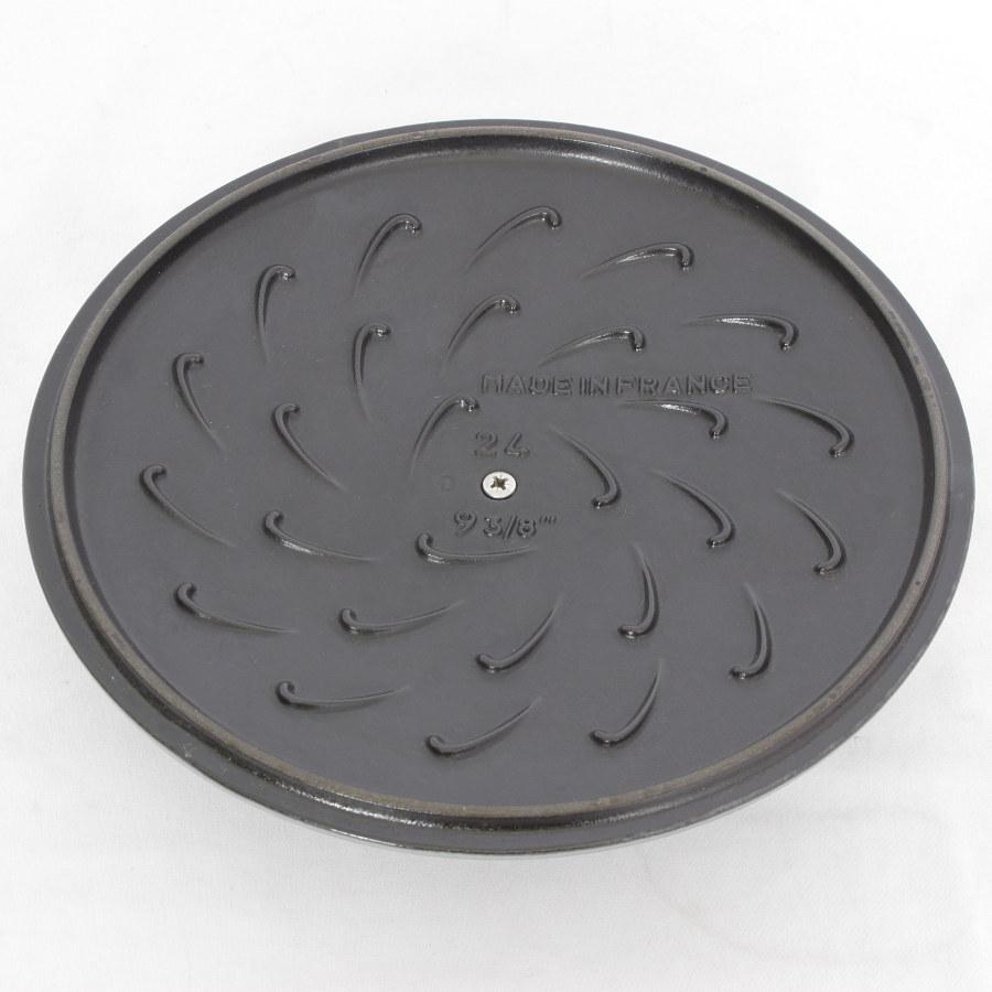 【美品】ストウブ ブレイザーソテーパン 24cm グレー 40511-471 ホーロー 両手鍋 本体 | Staub | 06