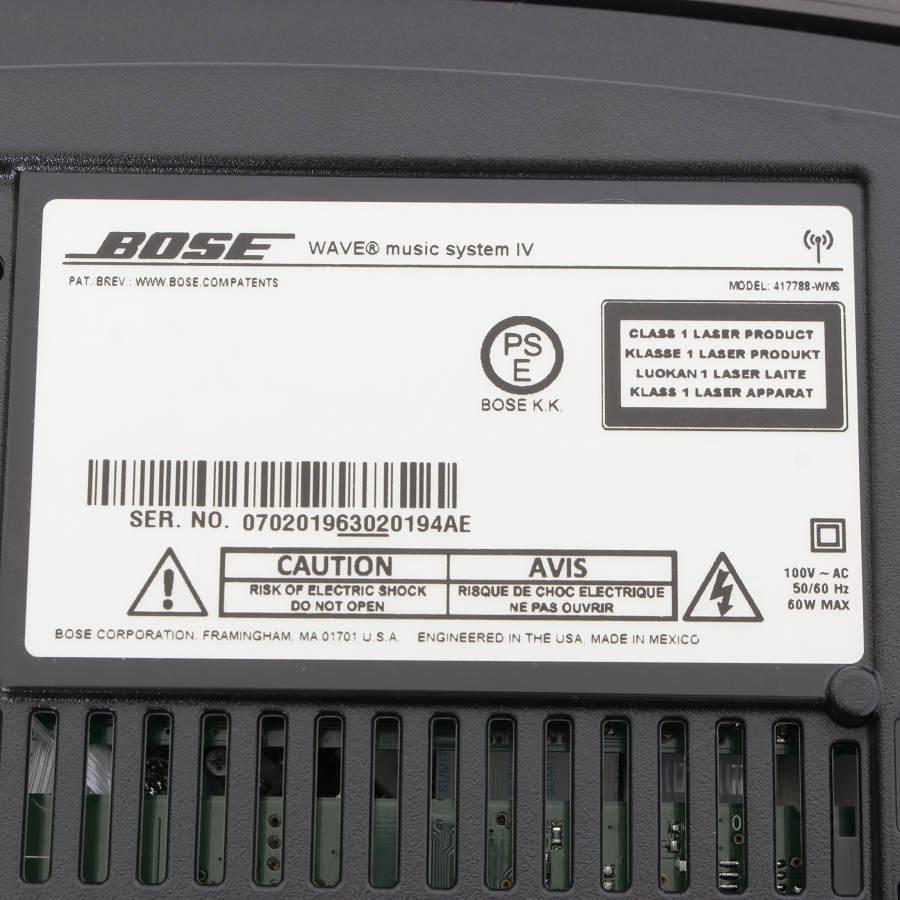 【美品】Bose Wave SoundTouch music system IV パーソナルオーディオシステム スピーカー サウンドタッチ エスプレッソブラック 本体 | BOSE | 07