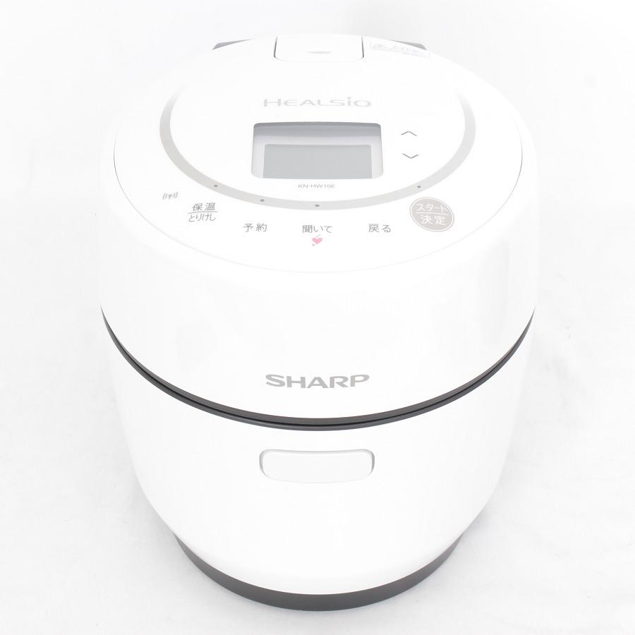 ヘルシオ 【美品】シャープ ホットクック KN-HW10E-W ホワイト系