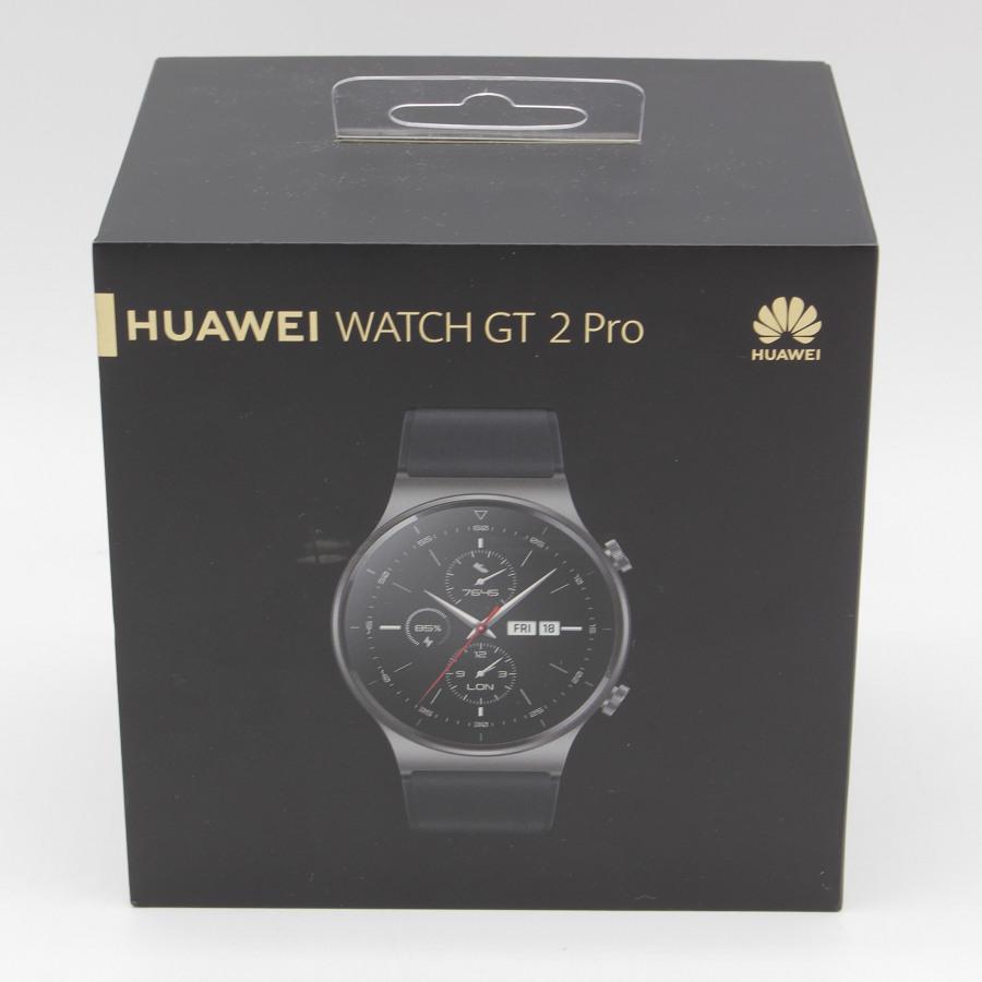 Huawei / 腕時計/デジタル/ラバー/BLK/BLK/VID-B19 HUAWEI WATCH 【美品】HUAWEI GT 2 Pro VID-B19 Night Black 交換