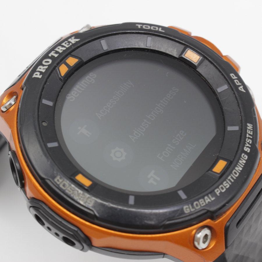 CASIO PRO TREK Smart WSD-F20-RG オレンジ スマートウォッチ 腕時計 プロトレックスマート カシオ 本体｜refun｜02