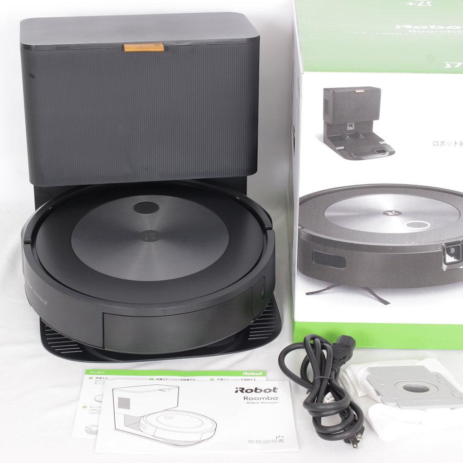ルンバ 【美品】iRobot j7+ j755860 ロボット掃除機 物体認識 自動ゴミ収集 クリーンベース Roomba 本体 : リファン ...