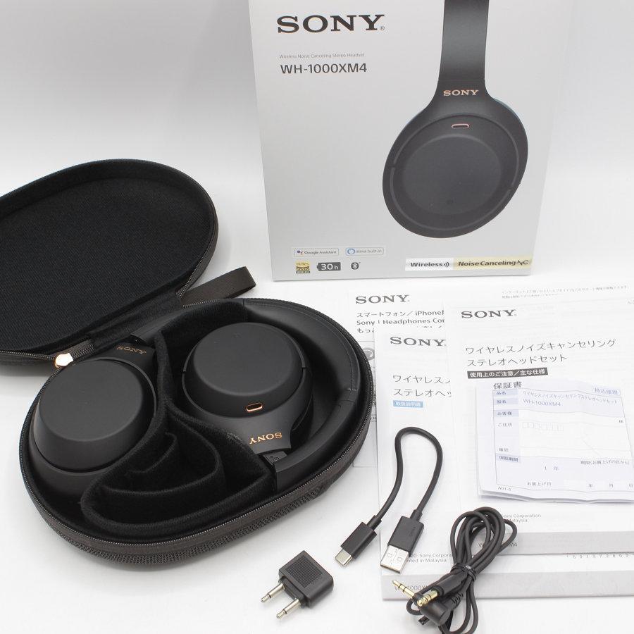 SONY 【美品】ソニー ヘッドホン WH-1000XM4 ブラック ワイヤレス 