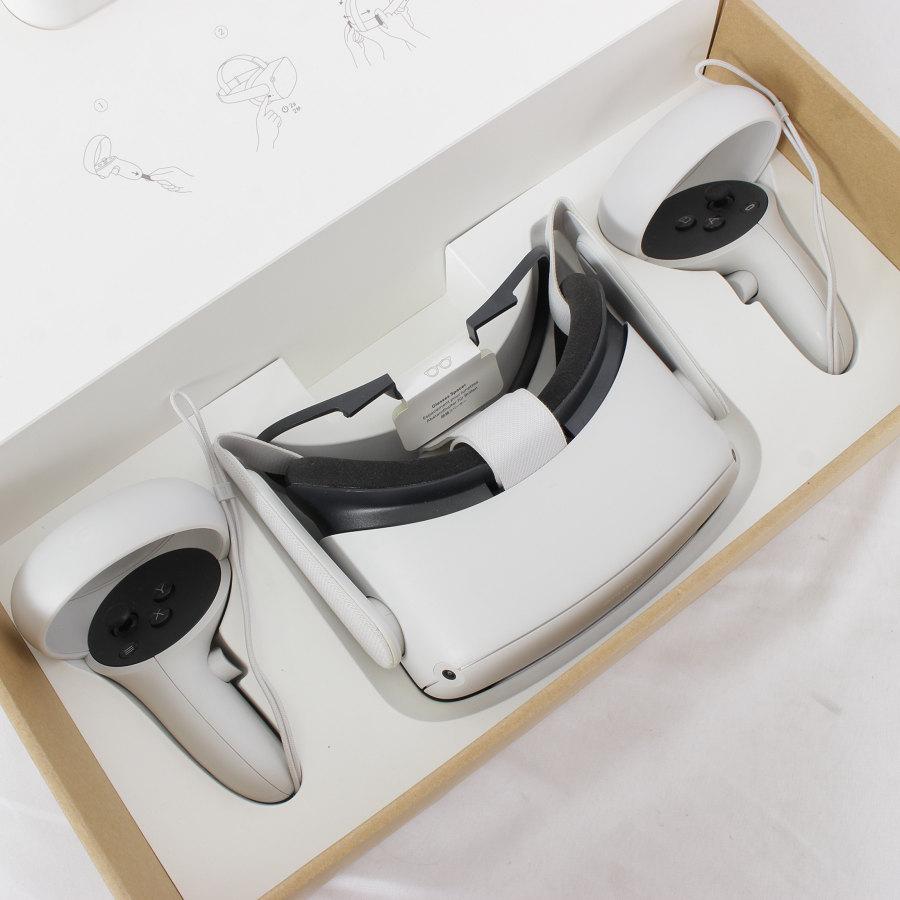 【美品】Oculus Quest2 128GB VR ヘッドマウントディスプレイ ヘッドセット オキュラスクエスト2 899-00183-02