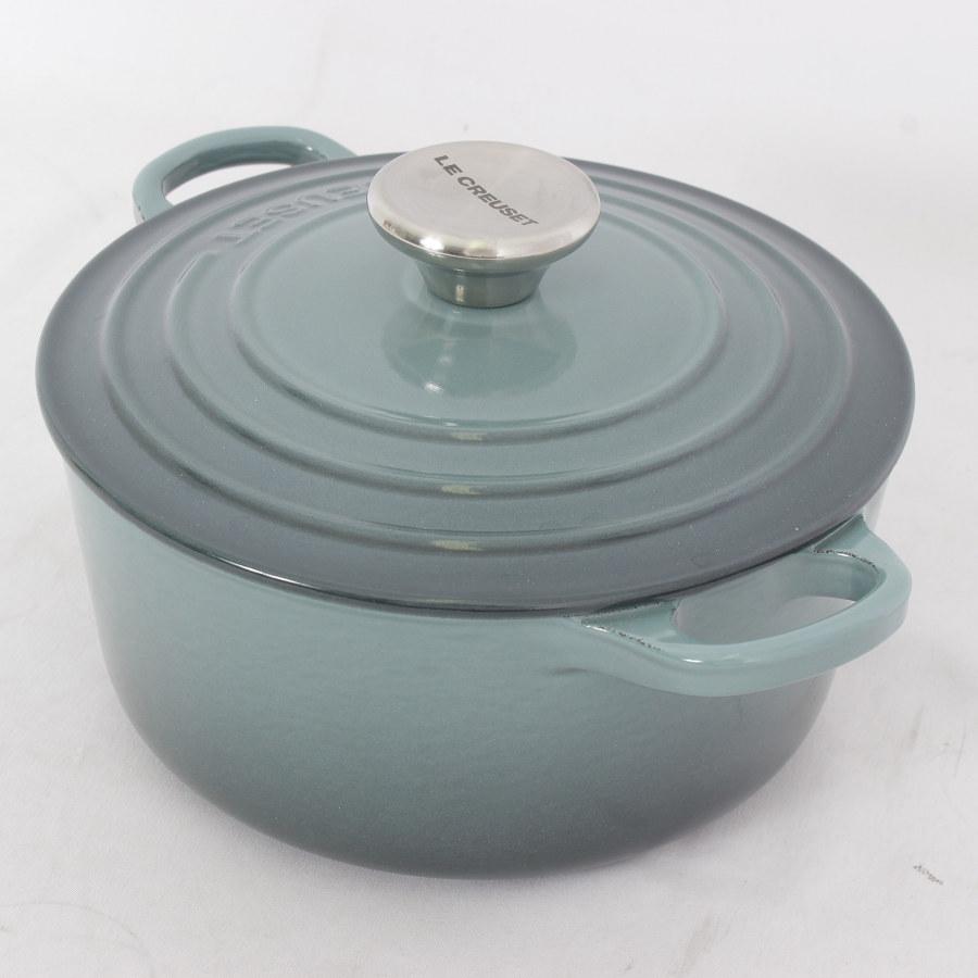 ココット・ロンド 【美品】ル・クルーゼ 18cm オーシャン 21001 ココット・ロンド 【美品】ル・クルーゼ 18cm オーシャン 21001