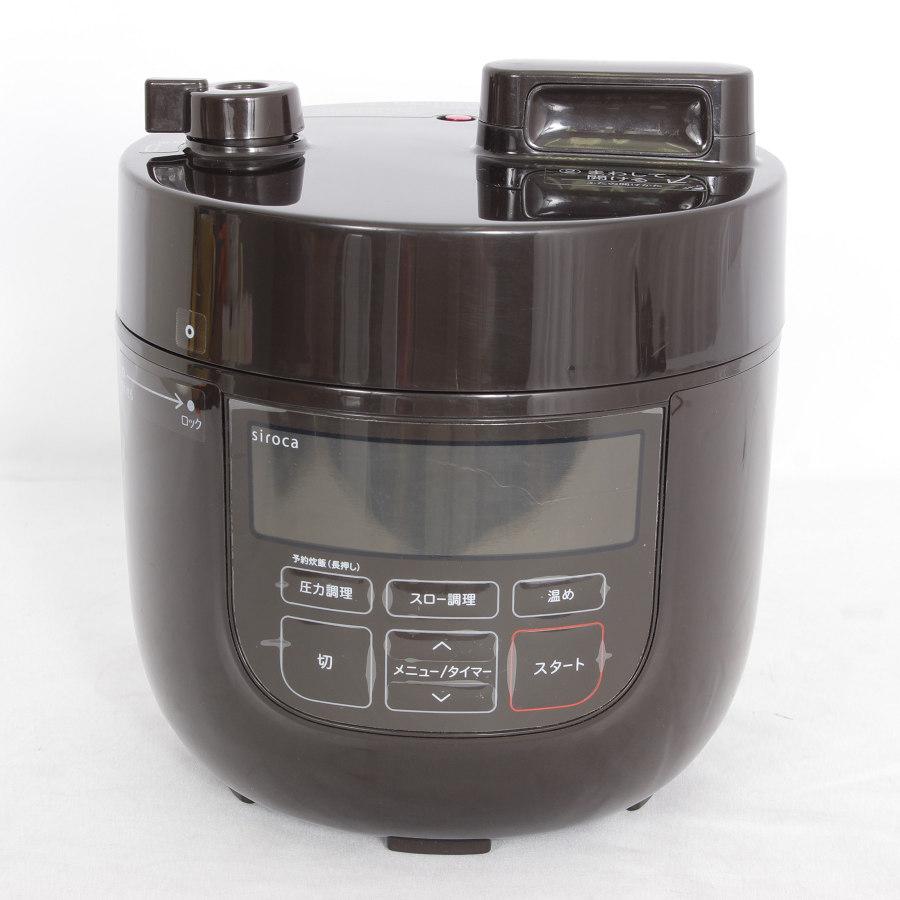 siroca（シロカ） 電気圧力鍋 SP-D131 レシピブック付き ブラウン 本体 : リファン Yahoo!ショップ - 通販 ...