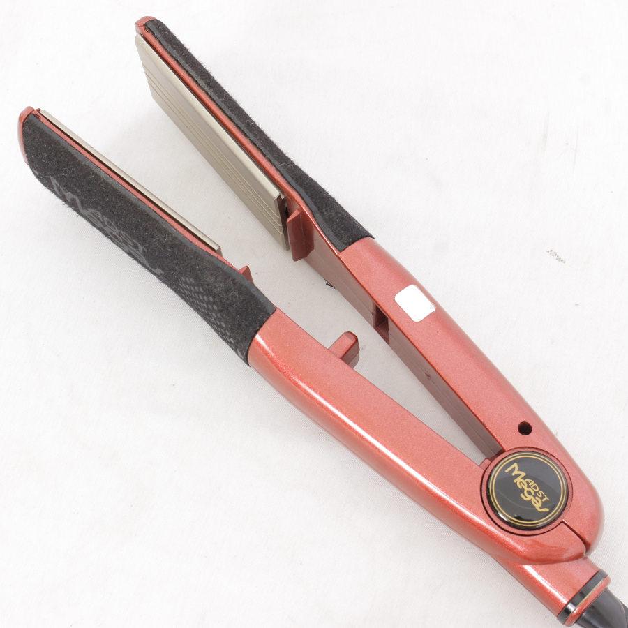アドスト　ストレートヘアアイロン レッド　ジャンク 八光電機 アドスト Megas ストレート ヘアアイロン ADST 八光 メガス