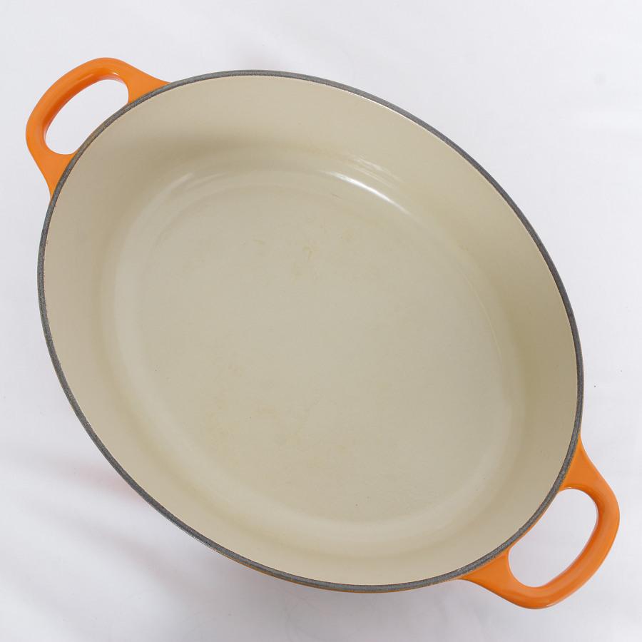 ココット・オーバル ル・クルーゼ シグニチャー 27cm オレンジ 25178