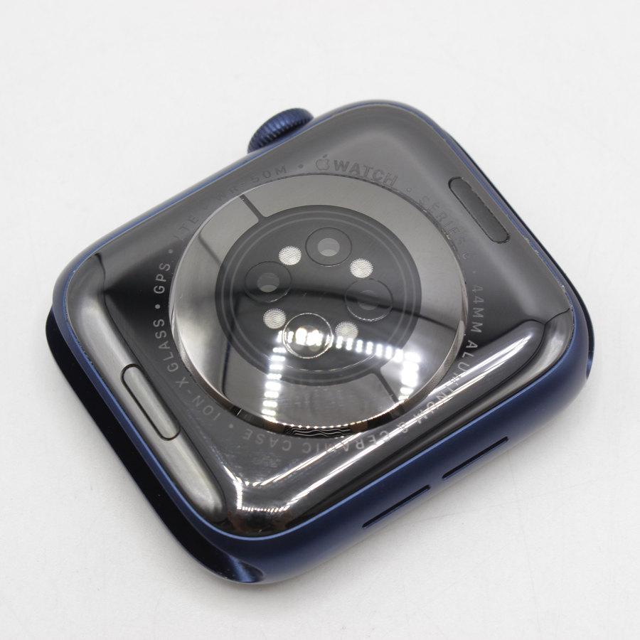 Apple Watch Series6 44mm GPS+Cellular M0GT3J/A+MY8E2FE/A ブルーアルミニウム/ブレイデッドソロループ アップルウォッチ 本体｜refun｜03