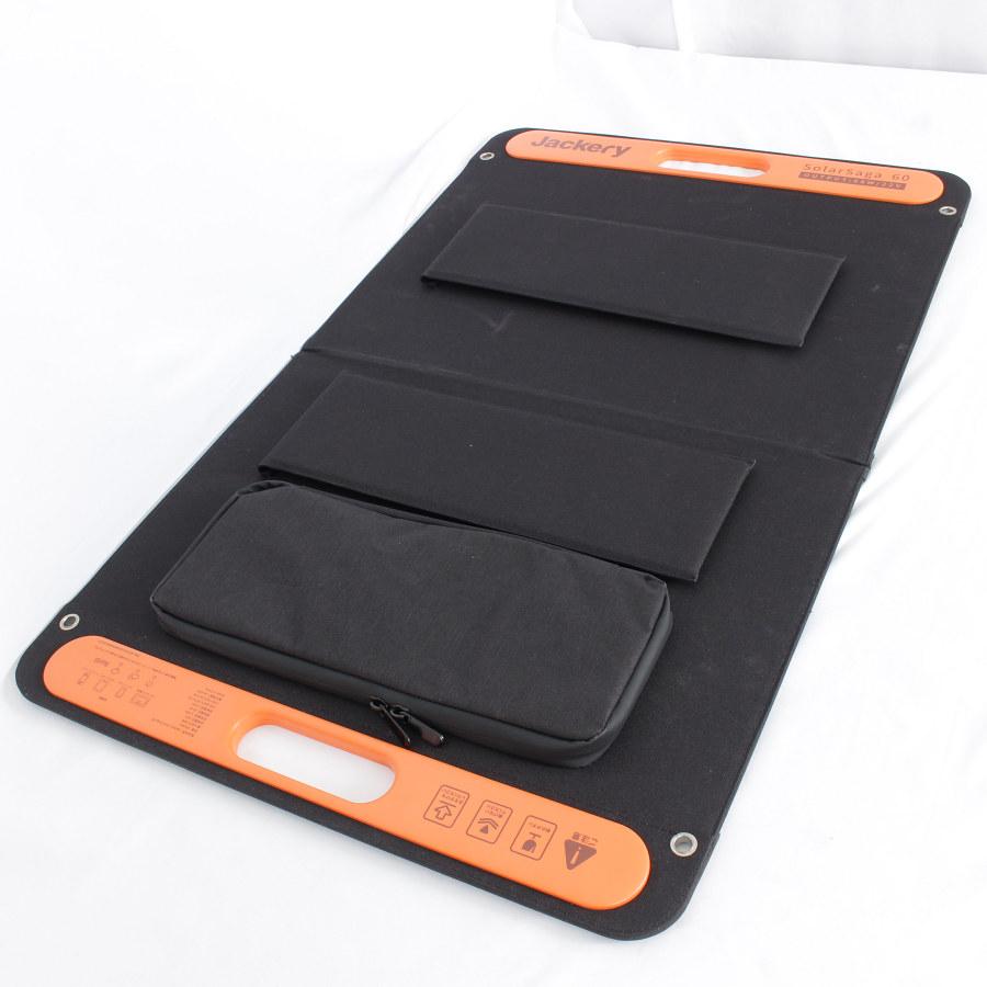 美品】Jackery solarsaga60 ソーラーパネル SPL061 折りたたみ式 68W