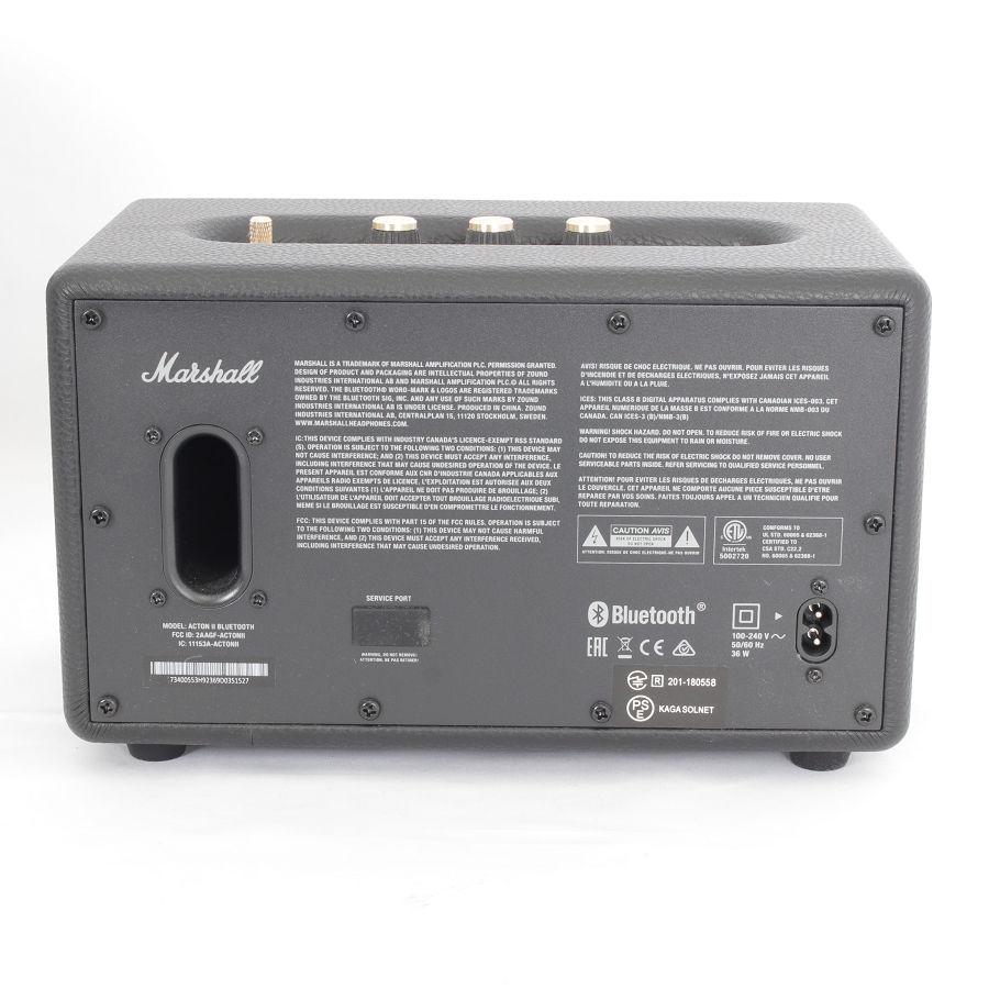 【美品】Marshall Acton II ブラック ZMS-1001900 ワイヤレススピーカー Bluetooth マーシャル アクトン 本体 Marshall（マーシャル） 【美品】Marshall Acton II ブラック ZMS