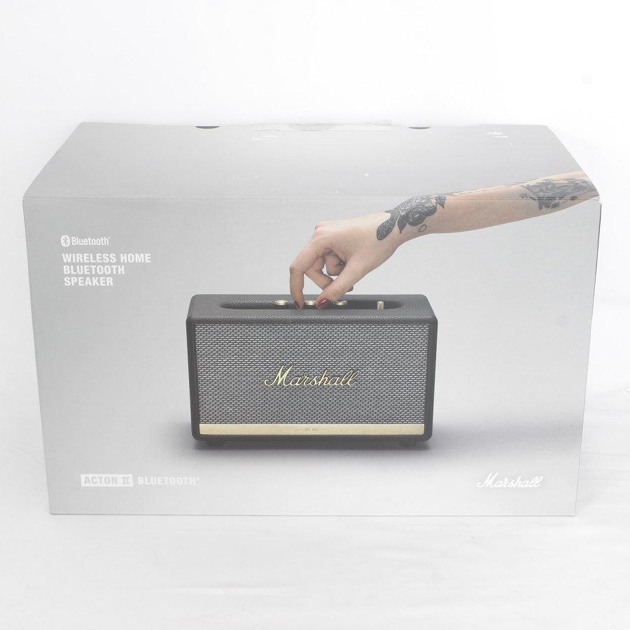 【美品】Marshall Acton II ブラック ZMS-1001900 ワイヤレススピーカー Bluetooth マーシャル アクトン 本体 Marshall（マーシャル） 【美品】Marshall Acton II ブラック ZMS