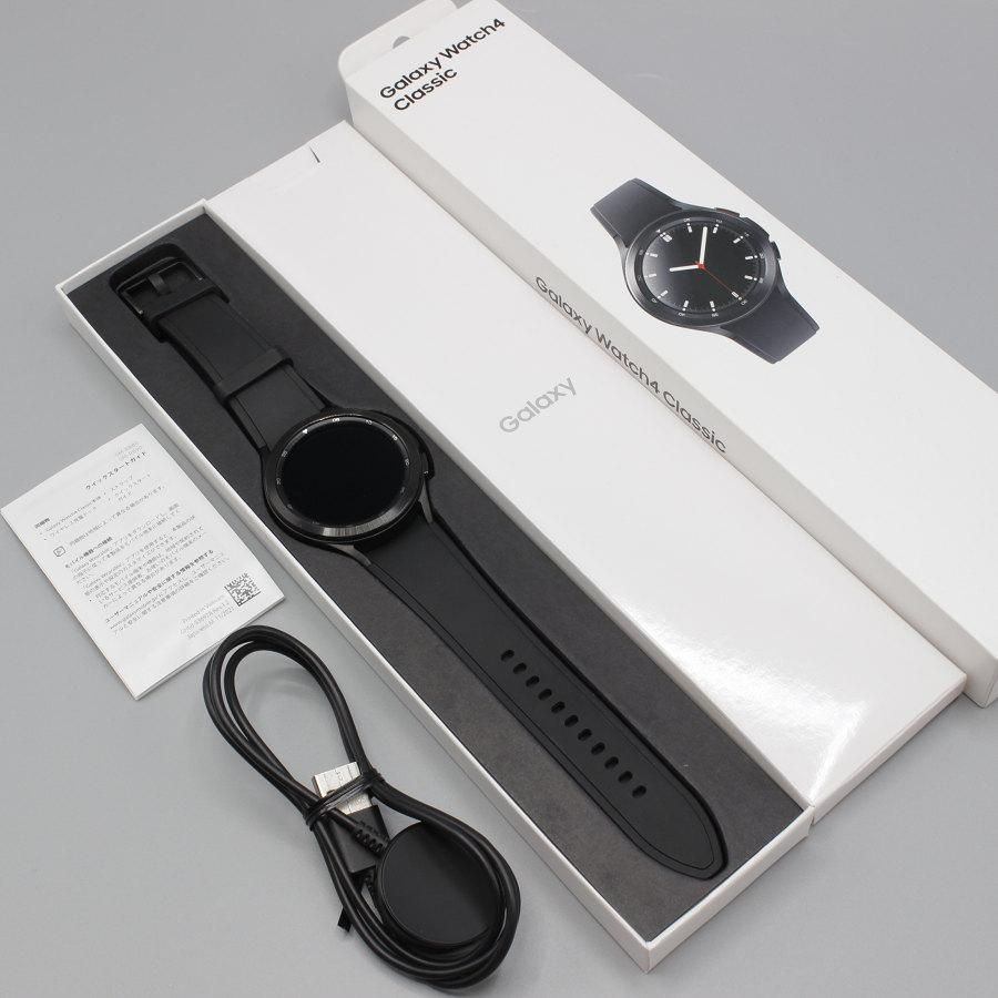 Galaxy Watch 【美品】SAMSUNG Watch4 Classic 46mm SM-R890NZKAXJP 