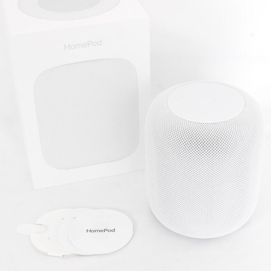 美品】Apple HomePod MQHV2J/A ホワイト スマートスピーカー ホーム