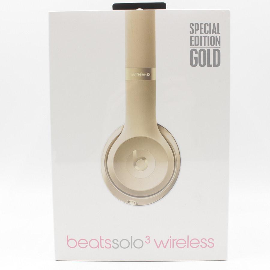 Beats SOLO3 WIRELESSオンイヤーヘッドフォン マットゴールド beats by