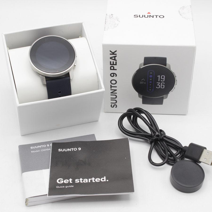 美品】SUUNTO 9 PEAK GRANITE BLUE TITANIUM SS050520000 スマート
