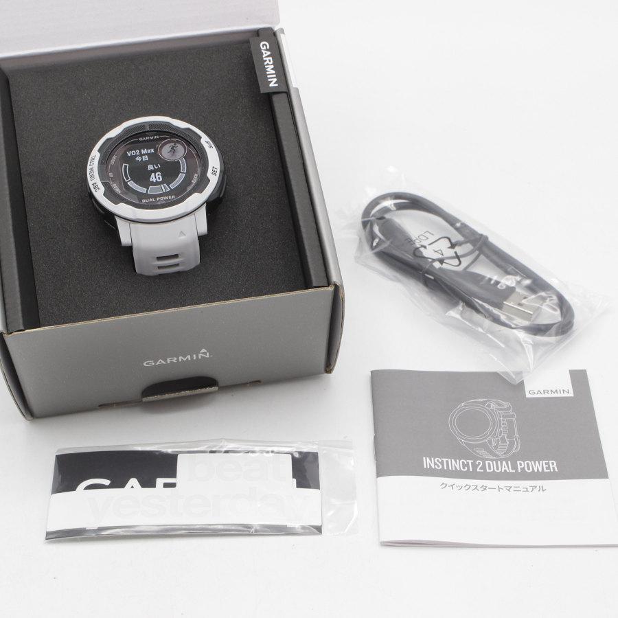 【新品】GARMIN Instinct 2 Dual Power Mist Gray 010-02627-41 スマートウォッチ インスティンクト ガーミン 本体 | GARMIN