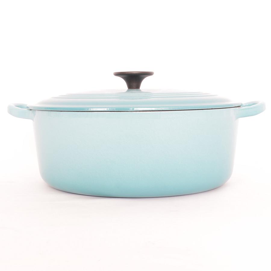 ル・クルーゼ 鍋 ココットオーバル カリビアンブルー