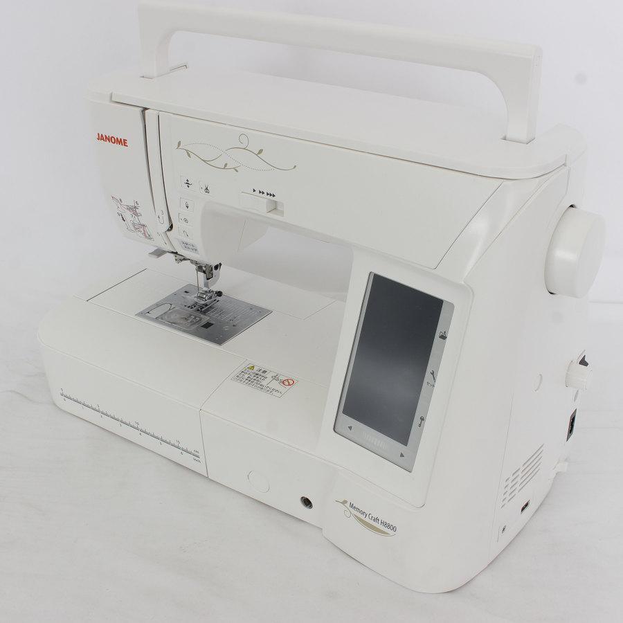 美品】ジャノメ メモリークラフトH8800 コンピューターミシン JANOME