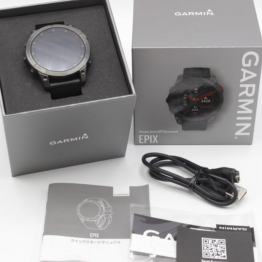 GARMIN（ガーミン） GARMIN epix Sapphire Carbon Gray DLC Ti/Black