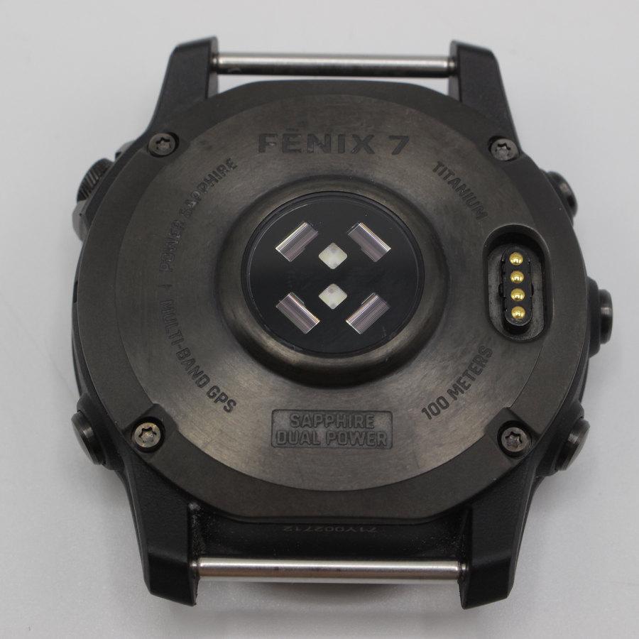 【美品】GARMIN fenix 7 Sapphire Dual Power Ti Carbon Gray DLC/Carbon Gray DLC Vented Titanium Band | GARMIN | 02