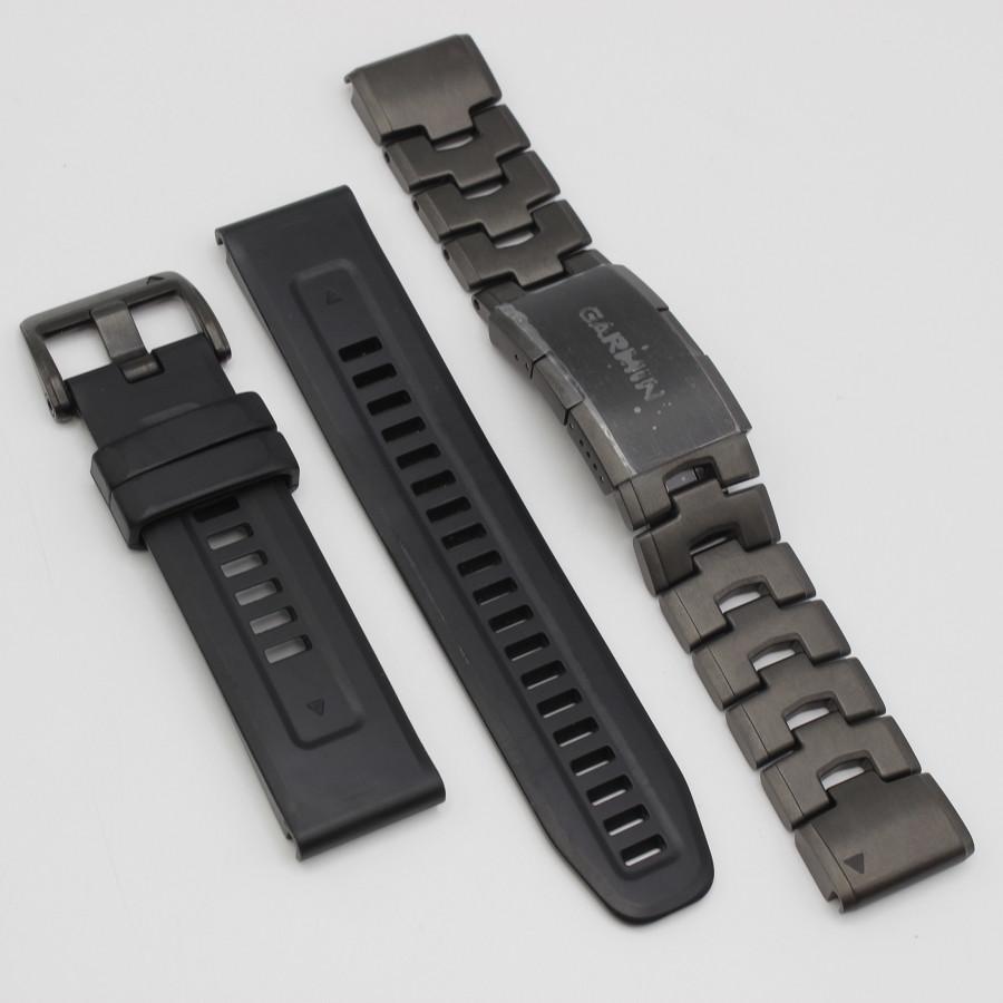 【美品】GARMIN fenix 7 Sapphire Dual Power Ti Carbon Gray DLC/Carbon Gray DLC Vented Titanium Band | GARMIN | 03