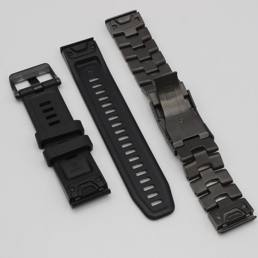 【美品】GARMIN fenix 7 Sapphire Dual Power Ti Carbon Gray DLC/Carbon Gray DLC Vented Titanium Band | GARMIN | 04