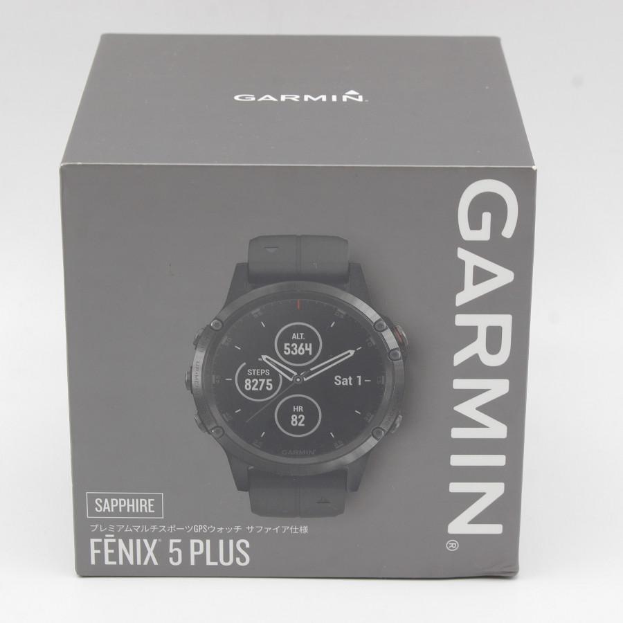 GARMIN 【美品】GARMIN fenix 5 Plus Sapphire Black 010-01988-78 