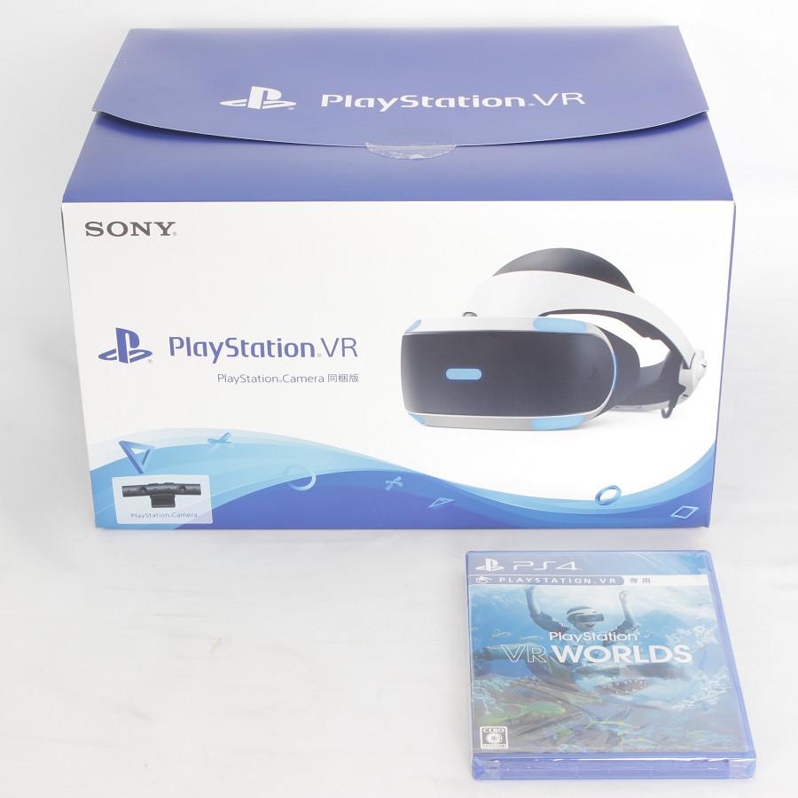 【新品/未開封】PlayStation VR CUHJ-16003 カメラ同梱版 CUH-ZVR2＋CUH-ZEY2 「PlayStation VR WORLDS」付きプレイステーション | PlayStation