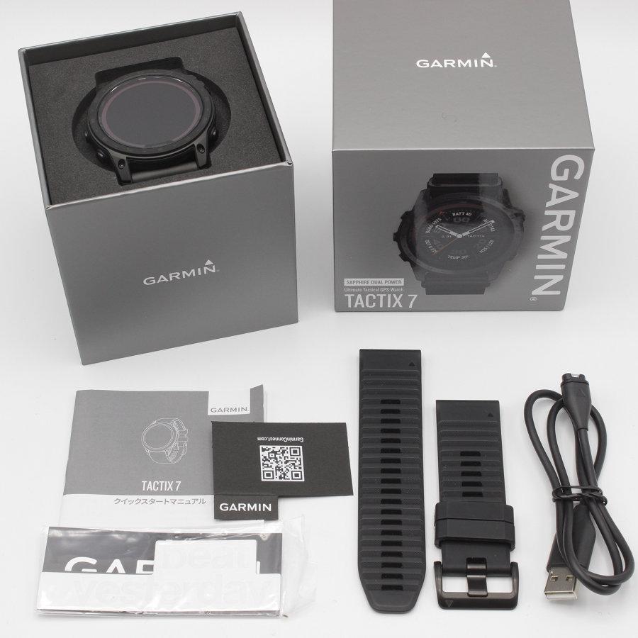 GARMIN 【美品】Garmin tactix 7 Pro Sapphire Dual Power Black 010  