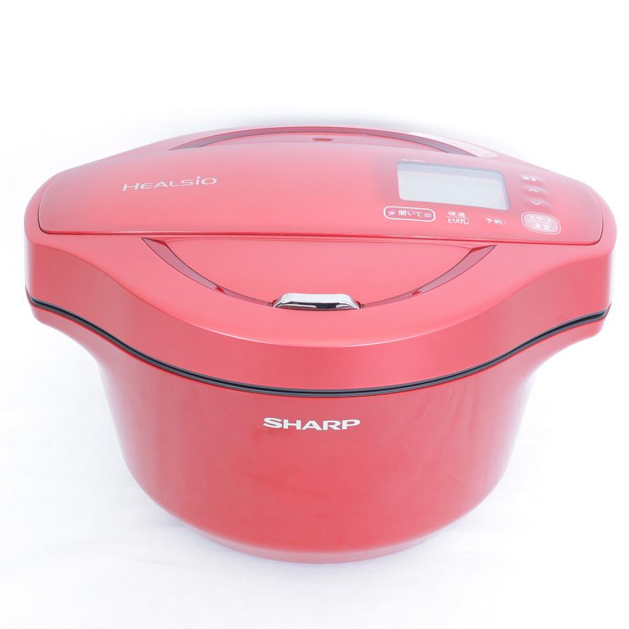 ヘルシオ シャープ ヘルシオホットクック KN-HW24C-R 水なし自動調理鍋