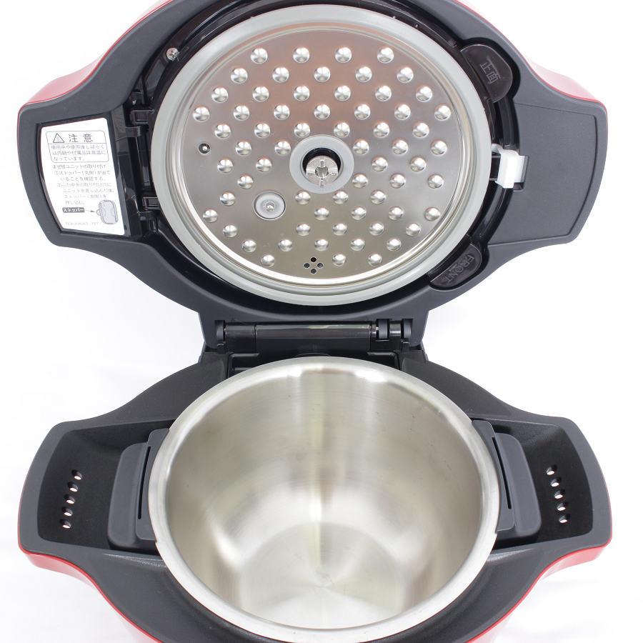 SHARP KN-HW16E-R 電気圧力鍋 レッド Amazon | シャープ ヘルシオ ホットクック 電気調理鍋 無水鍋