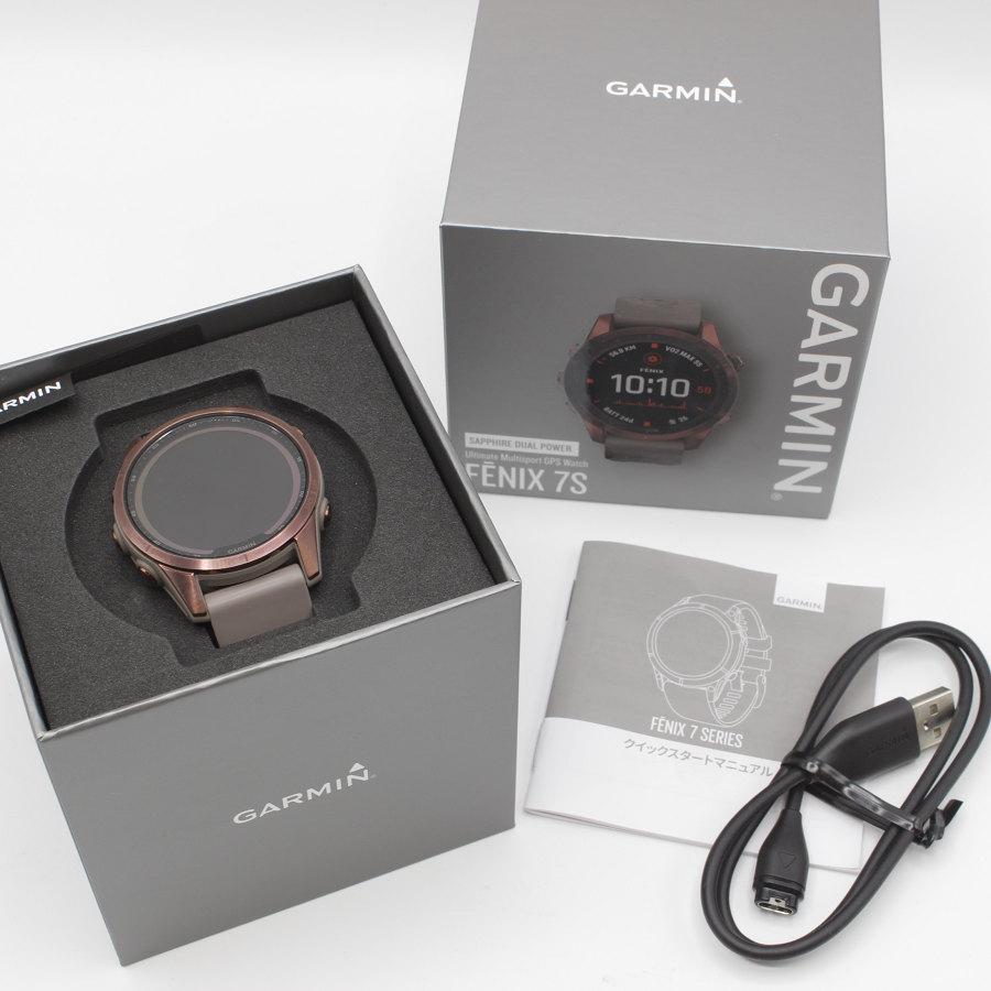 fenix（GARMIN） 【美品】GARMIN fenix 7S Sapphire Dual Power Ti 