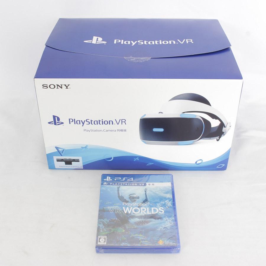 【新品/未開封】PlayStation VR CUHJ-16003 カメラ同梱版 CUH-ZVR2＋CUH-ZEY2 「PlayStation VR WORLDS」付き | PlayStation