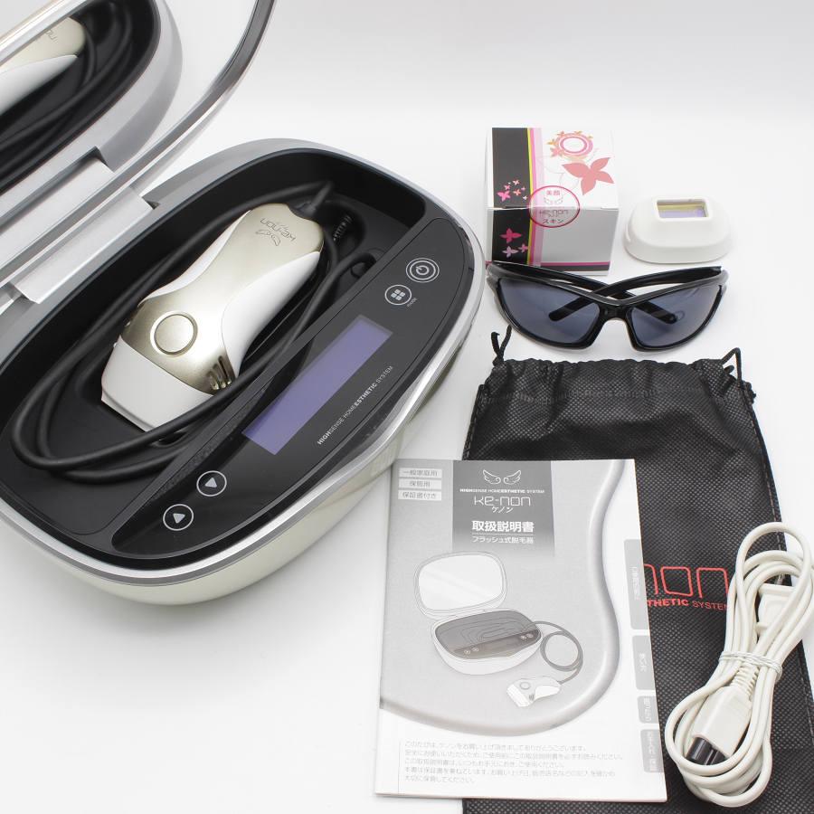 ケノン Ver8.0 未使用スーパープレミアムカートリッジ 眉毛器具付き 脱毛器 ケノン 【美品】ケノン Ver.8.0 眉脱毛あり カートリッジ3点付き