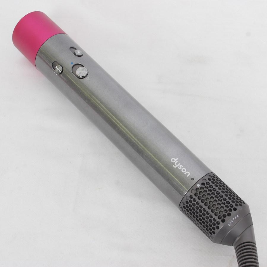 ダイソン Airwrap スタイラー HS01 ニッケル／フューシャ 動作確認済 Dyson Airwrapマルチスタイラー Complete Long フューシャ/ニッケル