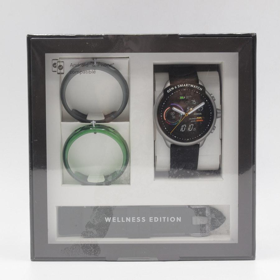 新品/未開封】FOSSIL GEN 6 WELLNESS EDITION FTW4072SET ブラック 