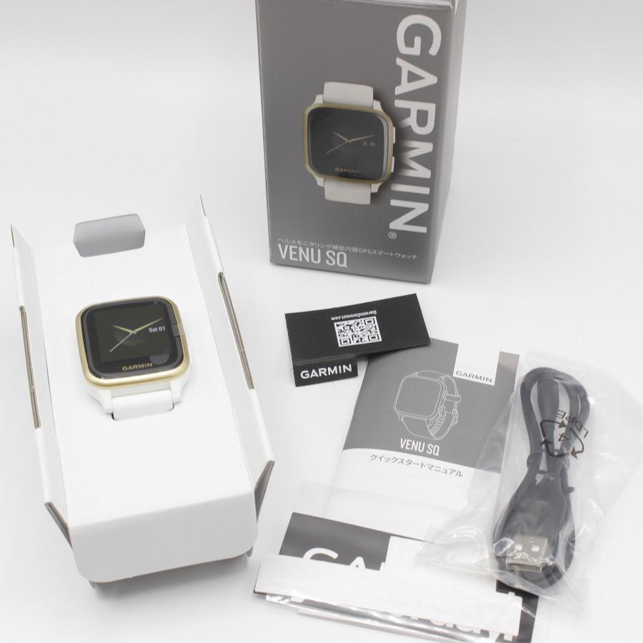 GARMIN 【新品】Garmin Venu Sq 010-02427-71 White/Light Gold  