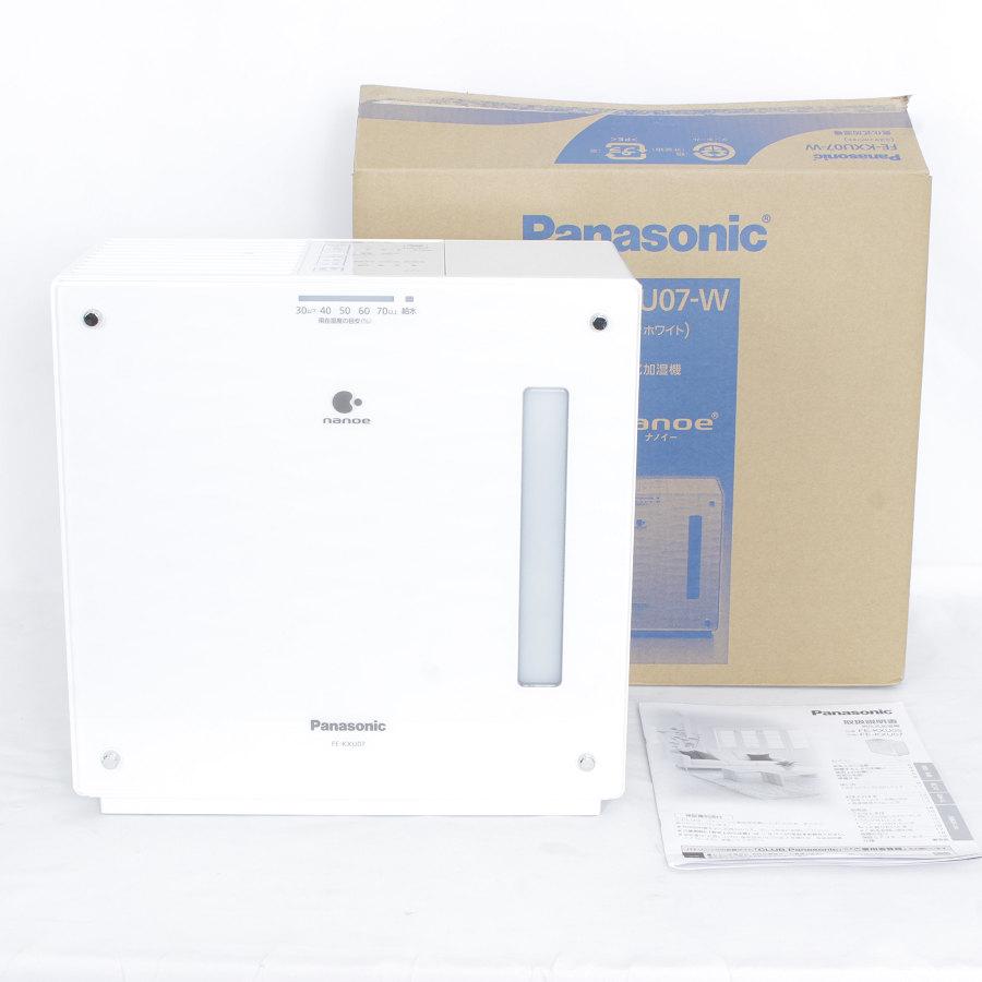 パナソニック FE-KXU07-W 気化式加湿機 ナノイー搭載 20畳 ミスティホワイト 本体 | Panasonic