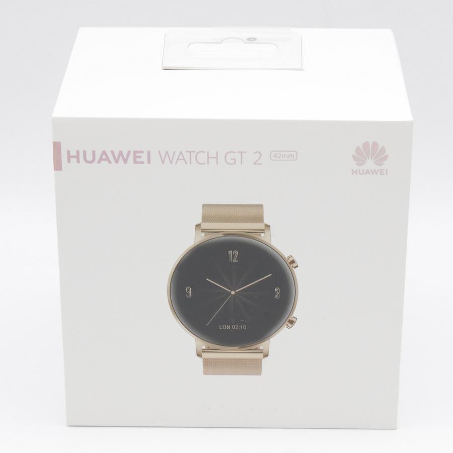 HUAWEI WATCH GT2 42mm DAN-B19 リファインゴールド スポーツモデル