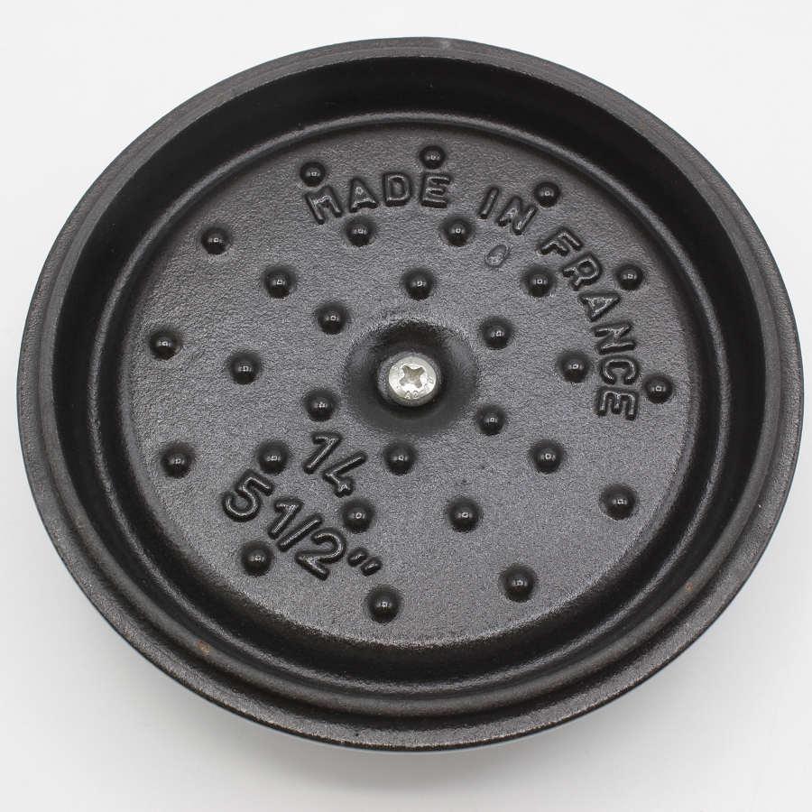 ピコ・ココット 【美品】ストウブ ラウンド 14cm グレー 40509-475