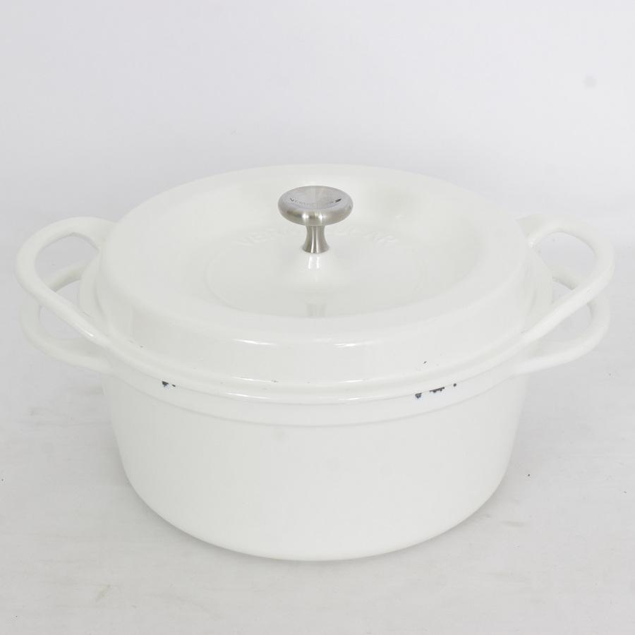 バーミキュラ オーブンポットラウンド22cm パールホワイト 無水調理鍋