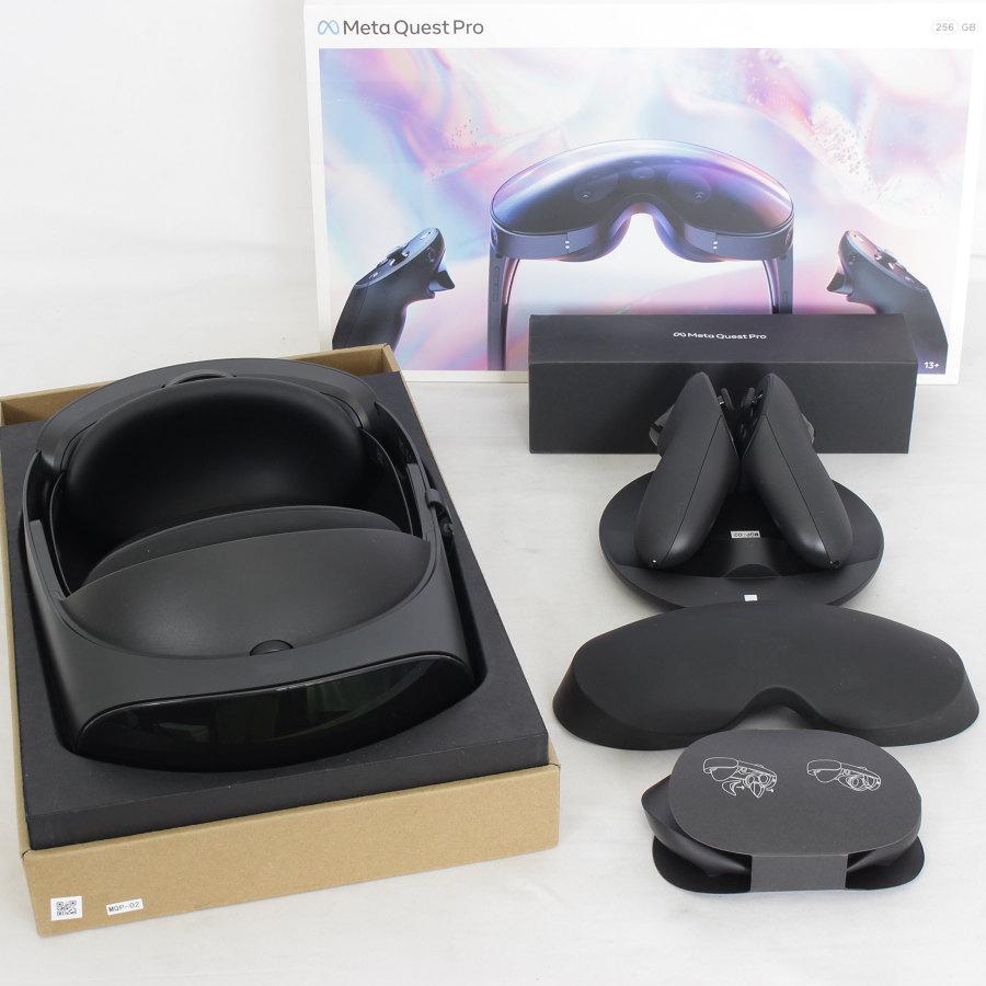 【美品】Meta Quest Pro 256GB VR ヘッドマウントディスプレイ ヘッドセット メタクエストプロ オキュラス 本体 : リ ...