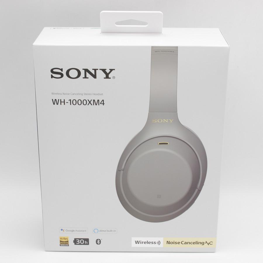 SONY WH-1000XM4 ワイヤレスヘッドホン プラチナシルバー新品未開封 SONY（ソニー） 【美品】SONY ヘッドホン WH-1000XM4-S プラチナ