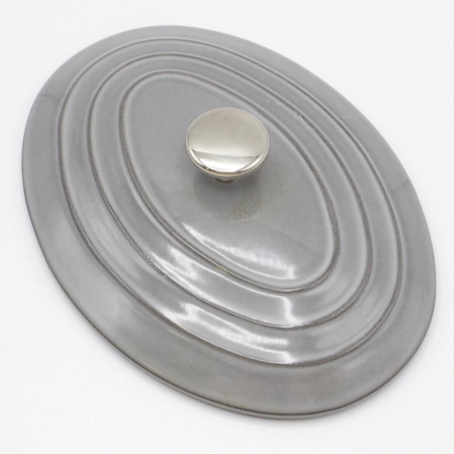 Staub ストウブ オーバルホットプレート 23cm グレー 40509-581