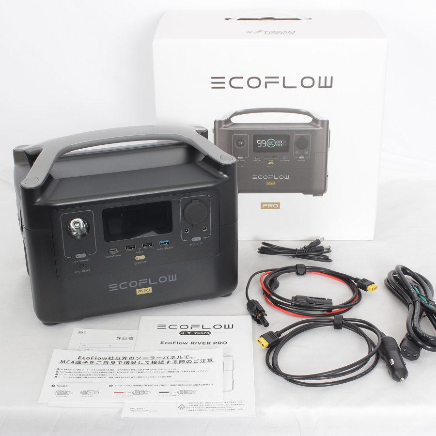 ECOFLOW 【美品】EcoFlow RIVER 600 Pro 720Wh ポータブル電源 